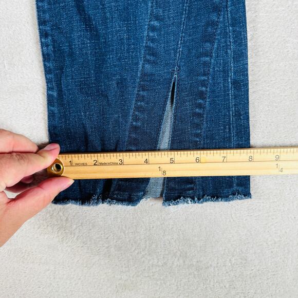 Liverpool Jeans Women 2/26 Columbia Blue Double Fray Hem Liv Non Skinny Skinny - Picture 13 of 14